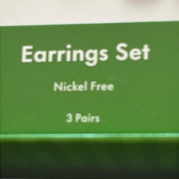 Kate Spade Red and Gold Earrings Set - Picture 6 of 7